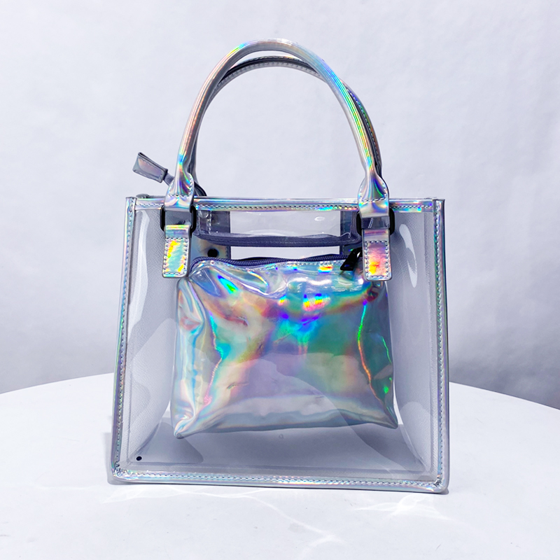 Women Bags On Sale - 여성을위한 투명 젤리 복합 가방 럭셔리