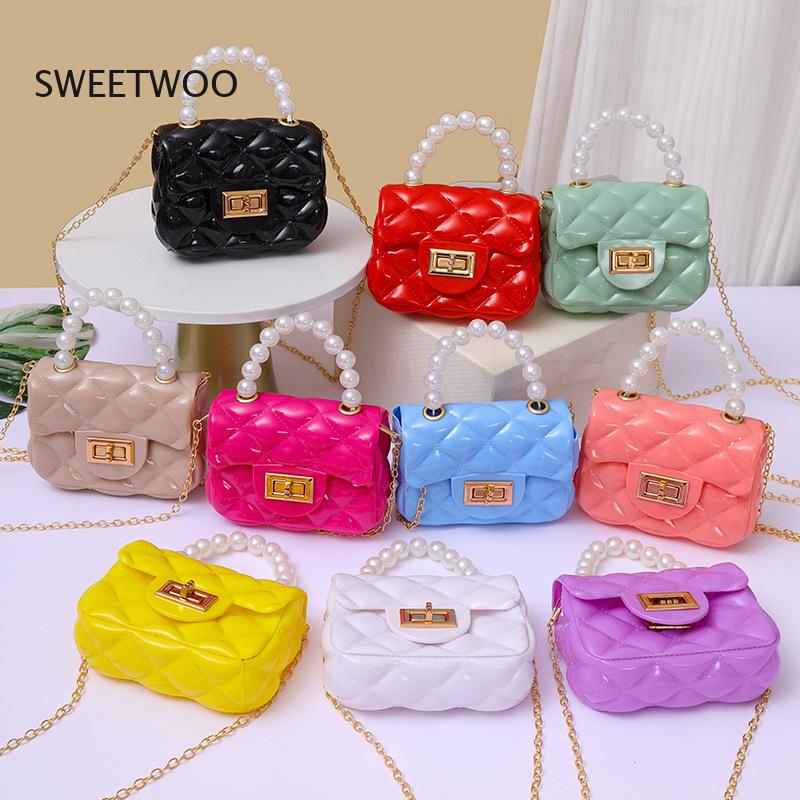 Women'S Young Bags - 2026 젤리 미니 크로스백 퀼트 PVC