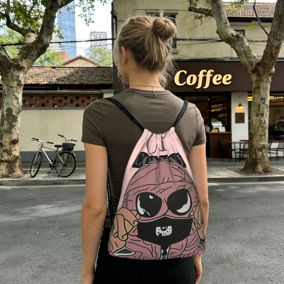 Women Bags Company - C-Company CP 배낭 휴대용 드로스트링 가방