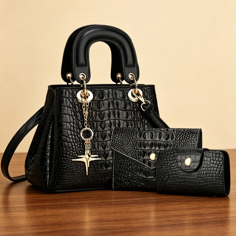 Women'S Bags Handbags - 3피스 여성용 가방 세트, 컴팩트하고 가벼운