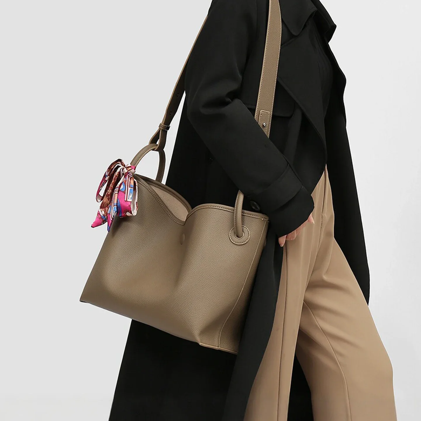 Women'S Bags Handbags - 라이트 럭셔리 고급 여성용 토트백 PU