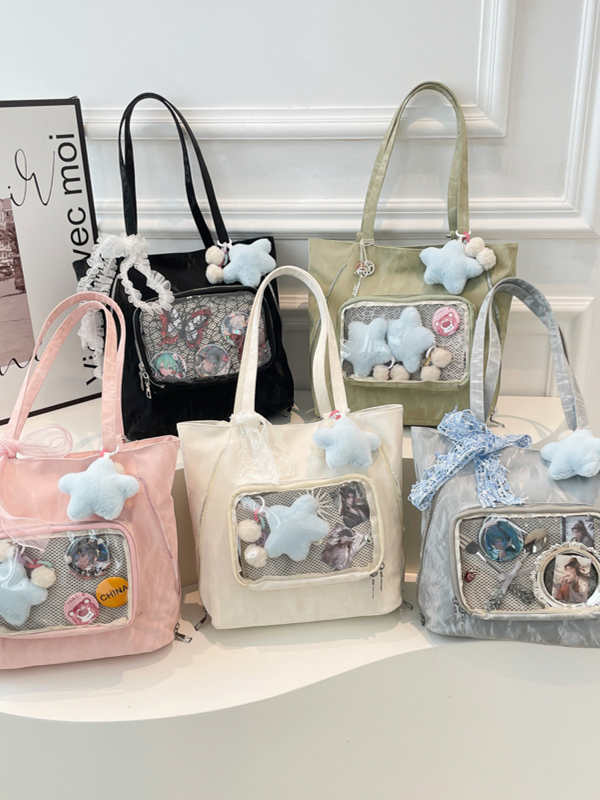 Women'S Young Bags - 귀여운 공주 스타일 듀얼 백팩 심플한