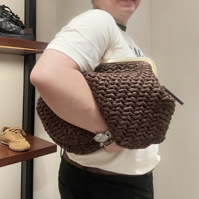 손으로 짠 키스락 프레임 숄더 라피아 클립 스트로 비치 - Women'S Raffia Bags 리뷰 및 가격