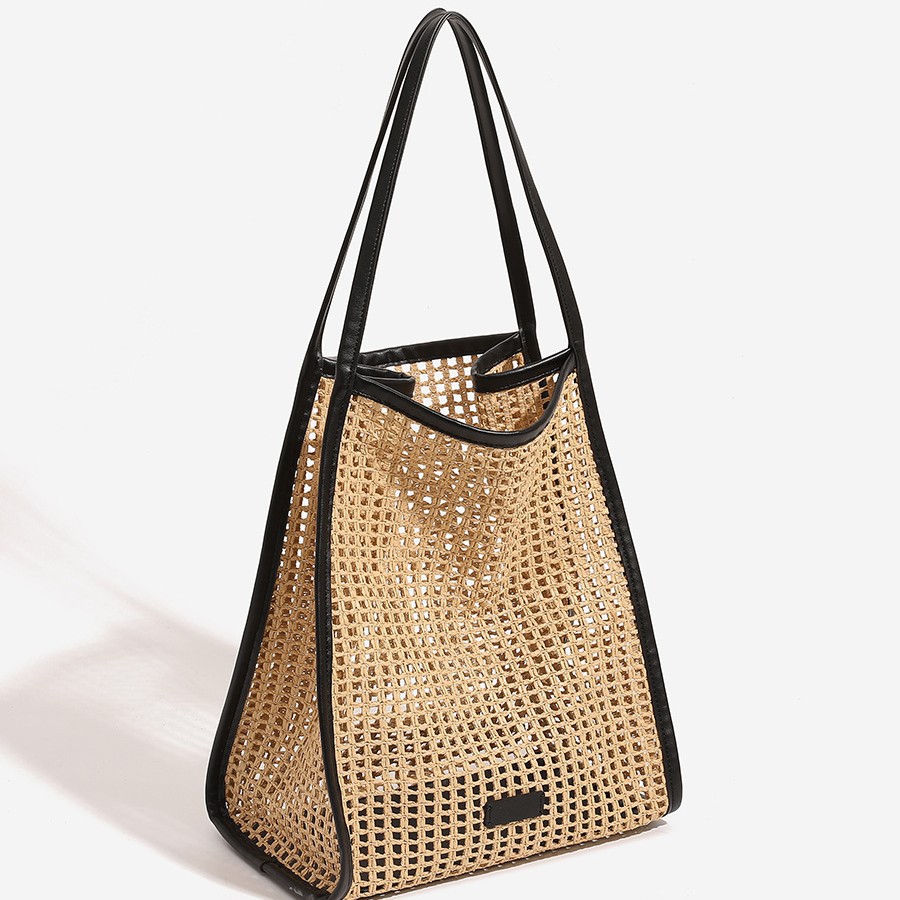 여성 라피아 짚으로 짠 비치 휴가 토트 백 새로운 캐주 - Women'S Raffia Bags 리뷰 및 가격