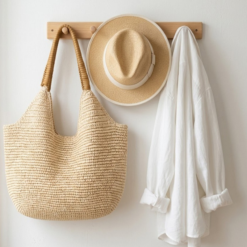 여성용 대용량 핸드메이드 토트백, 우아한 여름 해변 휴 - Women'S Raffia Bags 리뷰 및 가격