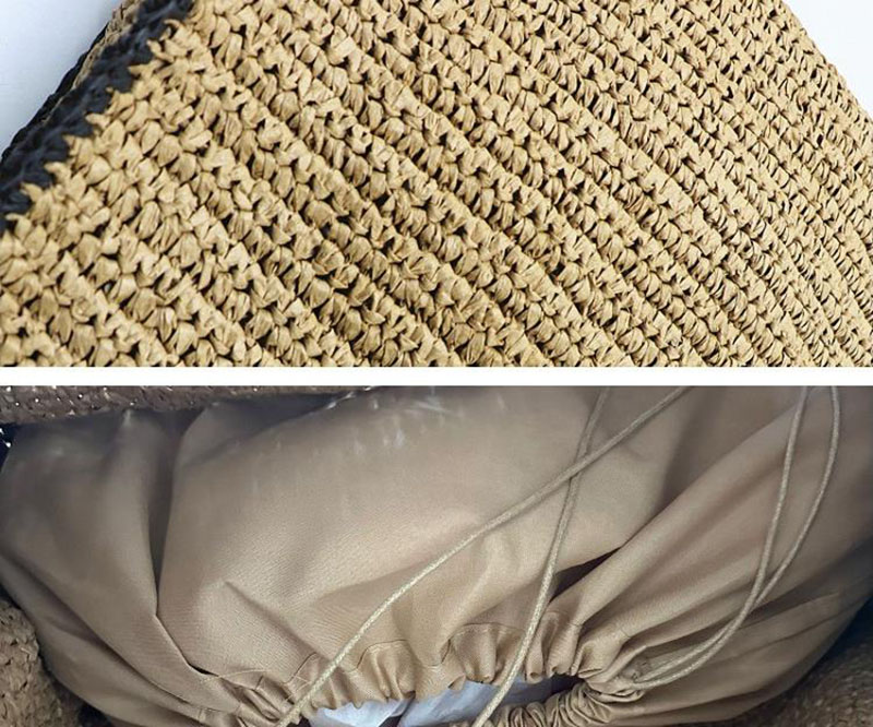 여성을위한 짚으로 짠 토트 백 어깨 라피아 가방 등나무 - Women'S Raffia Bags 리뷰 및 가격