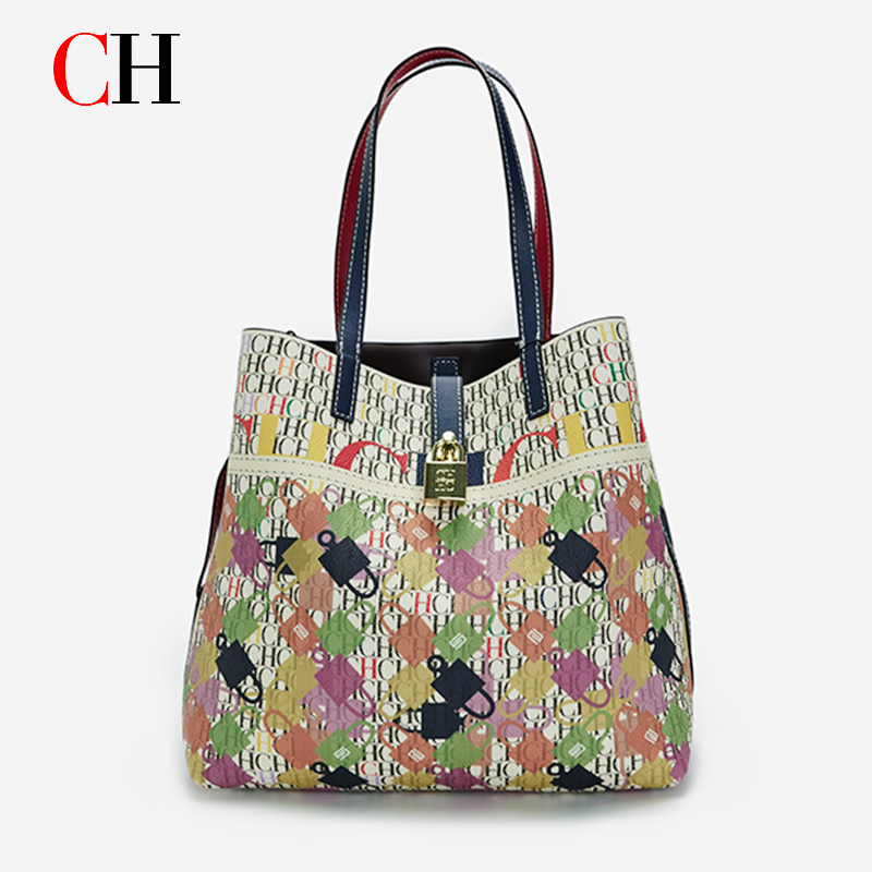CH 여성용 대용량 프린트 토트백, 트렌디한 레터링 패 - Women'S Bags Handbags 리뷰 및 가격