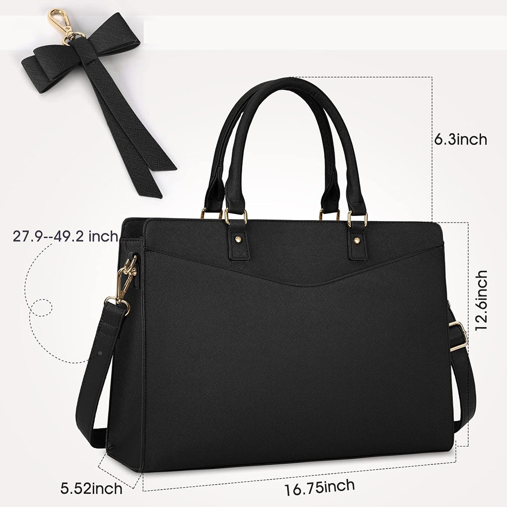 여성용 노트북 가방 15.6인치 PU 가죽 노트북 토트 - Women Hand Bags For Office 리뷰 및 가격