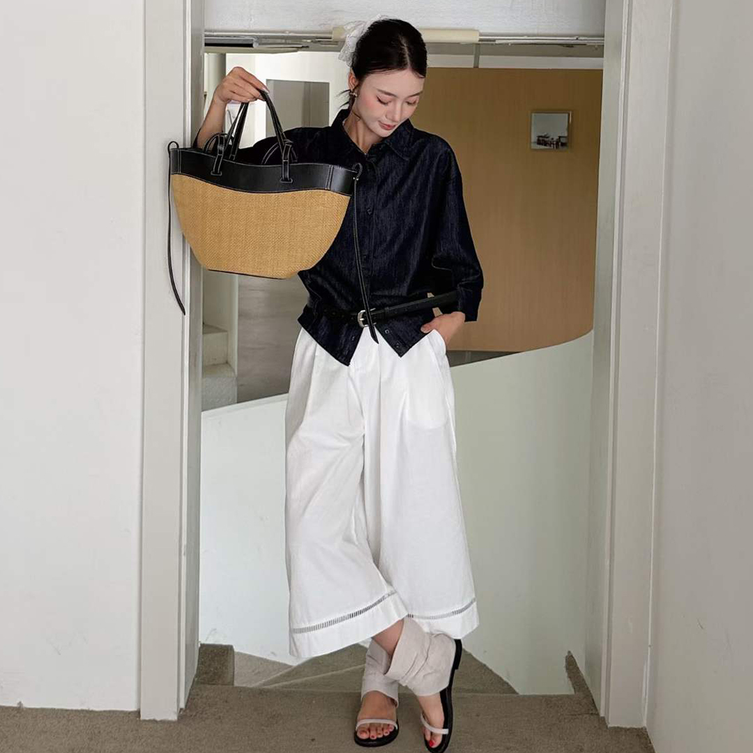 Mendy 정품 가죽 천연 라피아 토트 백 여성 미니멀 - Women'S Raffia Bags 리뷰 및 가격