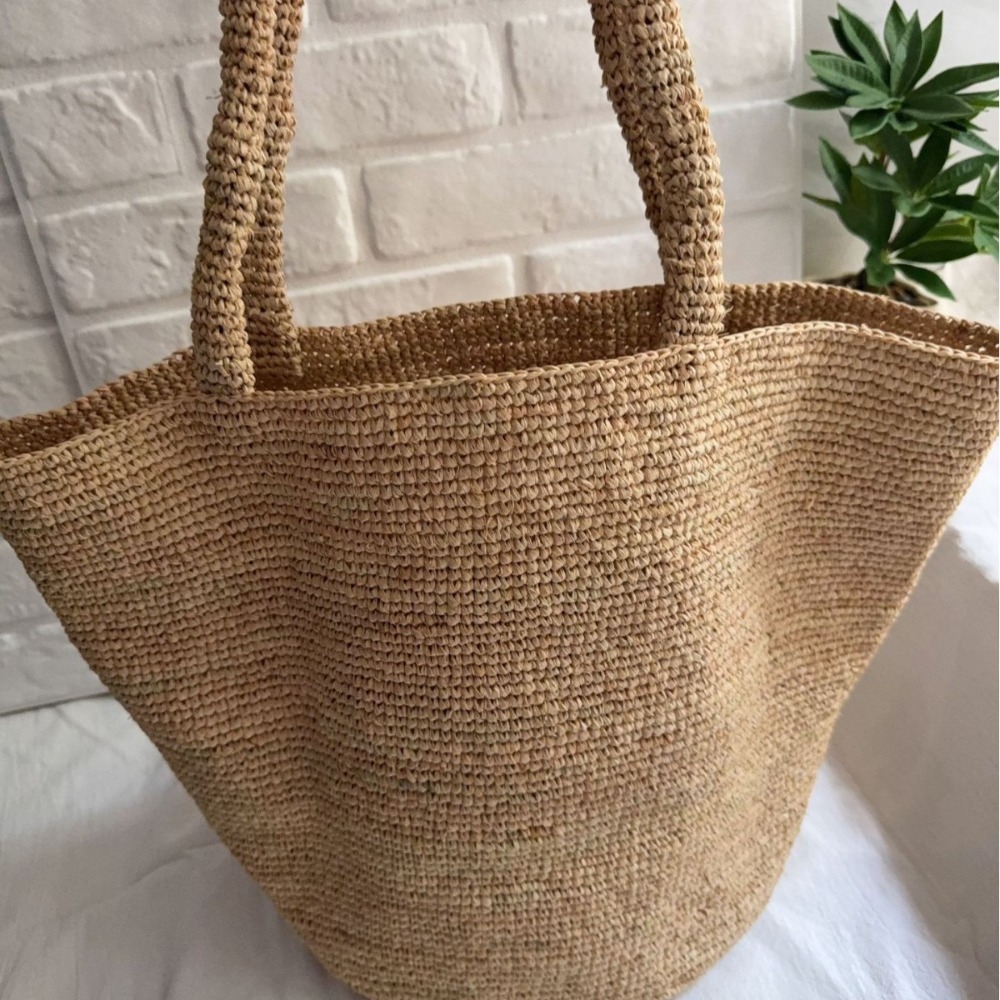 새로운 고품질 라피아 심플 핸드백 클래식 다용도 숄더백 - Women'S Raffia Bags 리뷰 및 가격