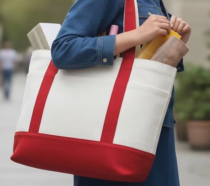 맞춤형 캔버스 토트백, 로고/텍스트 인쇄, 면 소재,  - Women Bags Company 리뷰 및 가격