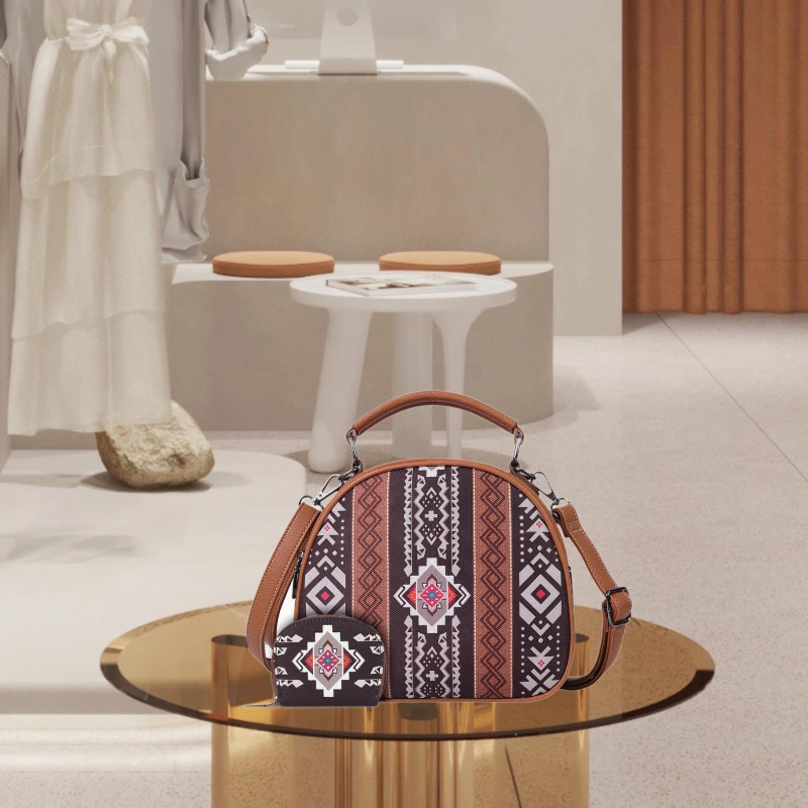여성용 보헤미안 패턴 핸드백, 캔버스 소재의 세련된 디 - Women'S Bags Handbags 리뷰 및 가격