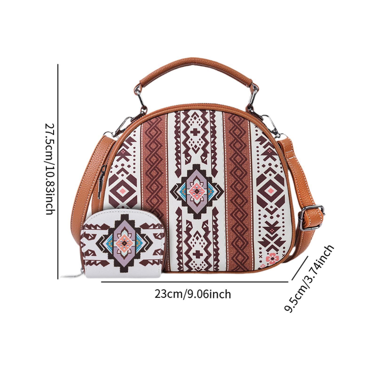 여성용 보헤미안 패턴 핸드백, 캔버스 소재의 세련된 디 - Women'S Bags Handbags 리뷰 및 가격
